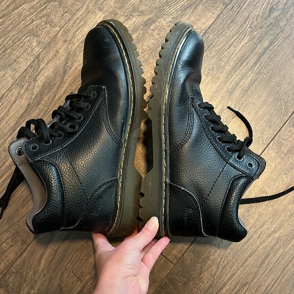 Dr Martens Black Low Lace Up Boots Size 11 - Picture 4 of 10